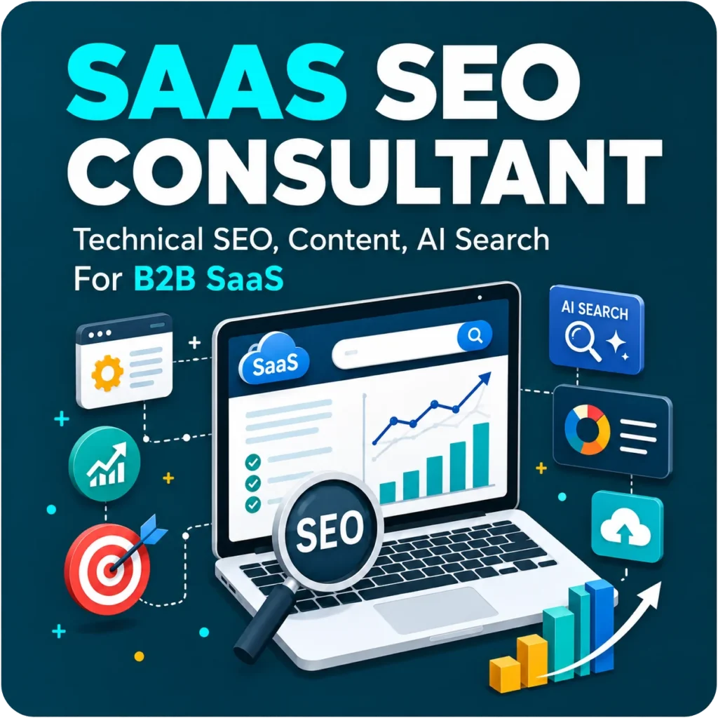 SaaS SEO consultant services for B2B SaaS including technical SEO, content and AI search